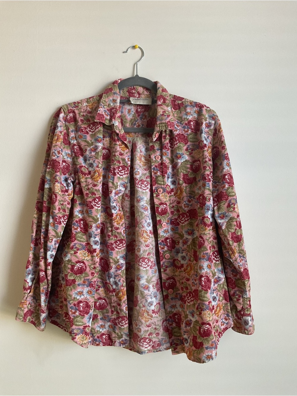 Women's Floral Button-Down Shirt - Pink Multi